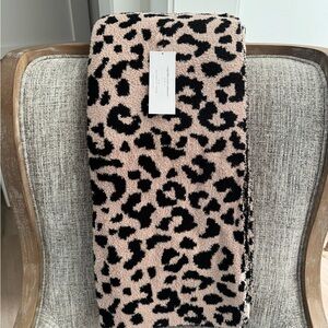 Cupcakes and Cashmere Leopard Print Throw Blanket